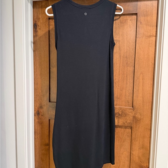 Zella Black Ruched Mini Dress - Picture 4 of 4